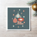 Search for mid century modern christmas napkins Atomic