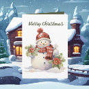Search for watercolor snowman cards Festive