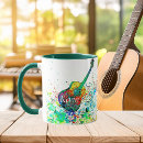 Search for red guitar mugs Green
