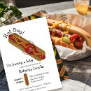 Search for funny bbq invitations Hot dog