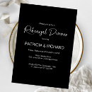 Search for white invitation rehearsal dinner invitations Chic