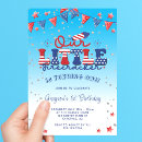Search for patriotic 1st birthday invitations Fireworks