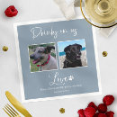 Search for pet cocktail wedding napkins Modern