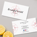Search for compass business cards Travel