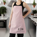 Search for dusty pink aprons Script