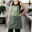 Search for gingham check aprons Mother