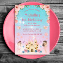 Search for princess 1st birthday invitations Castle