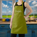 Search for olives aprons Olive green