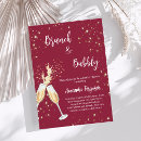 Search for cheers bridal shower invitations Burgundy