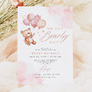 Search for bear baby shower invitations Beary cute