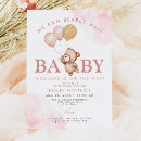 Search for teddy bear baby shower invitations Beary cute