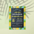 Search for coconut birthday invitations Blue