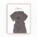 Search for chocolate art Labrador retriever