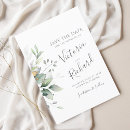 Search for eucalyptus wedding save the dates Watercolor green foliage