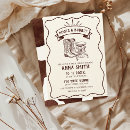 Search for cow bridal shower invitations Boots and bubbly