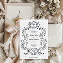 Search for baroque wedding invitations Elegant