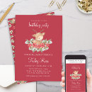 Search for little deer birthday invitations Winter