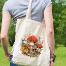Search for mushroom tote bags Cottagecore