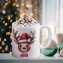 Search for deer with antlers mugs Winter
