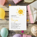 Search for one in the sun birthday invitations Summer birthday party