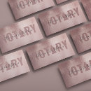 Search for notary business cards Rose gold