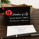 Search for memory business cards Funeral