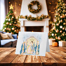 Search for manger christmas cards Blue