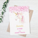 Search for girls 6th birthday cards Unicorn