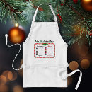 Search for be naughty aprons Candy cane