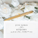 Search for fine art return address labels Black and white