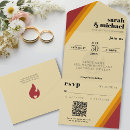 Search for fire wedding invitations Vintage