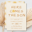 Search for you are my sunshine baby shower invitations Here comes the son