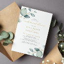 Search for elegant greenery invitations Watercolor