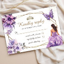 Search for butterflies rsvp cards Sweet 16