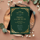 Search for gatsby birthday invitations Gold