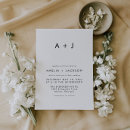 Search for modern white wedding invitations Clean