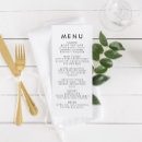 Search for minimalist wedding menus Modern