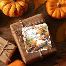 Search for leaves and berries stickers Fall