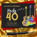 Search for guitar birthday invitations Modern