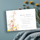 Search for mushrooms rsvp cards Watercolor