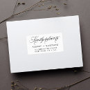 Search for deliver to return address labels Black and white