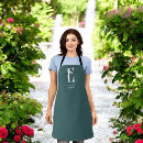 Search for vintage initial aprons Modern