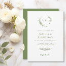 Search for watercolor leaf invitations Greenery