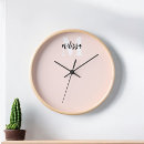 Search for blush pink clocks Simple