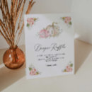 Search for pumpkin baby shower signs Pink floral