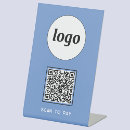 Search for pedestal business signs Scan to pay