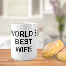Search for worlds best wife mugs Funny