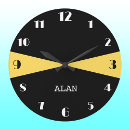 Search for mustard yellow clocks Modern