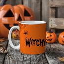 Search for halloween coffee mugs Orange black