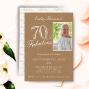 Search for 70 and fabulous invitations Elegant
